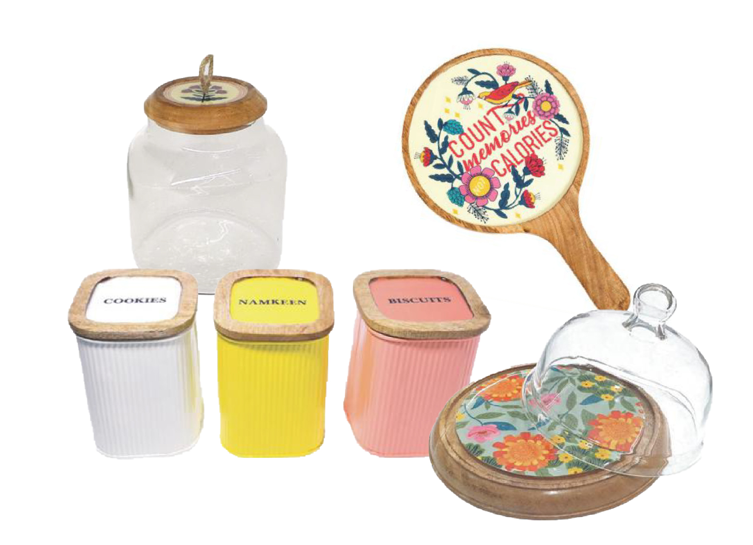 Enamel Wooden Articles and showcases